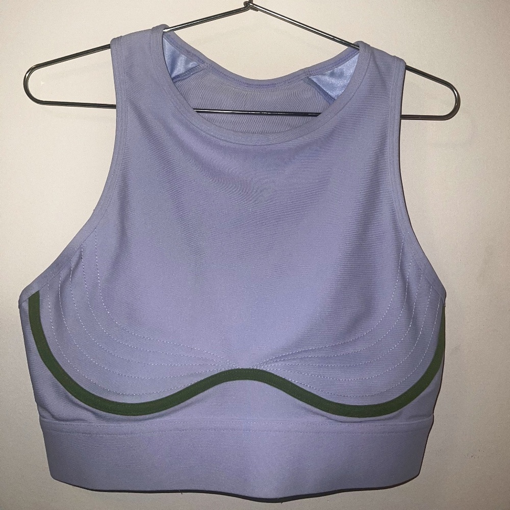Fabletics | 2-Piece Set | Legging & Sports Bra "Frosted Lilac/Basil"